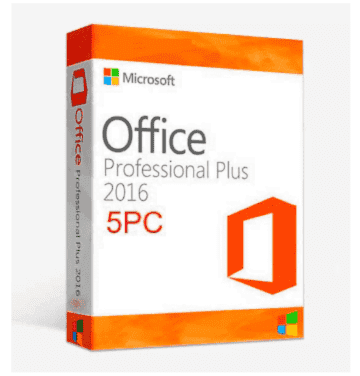 Office 2016 Professional Plus (5pc) softwareskey